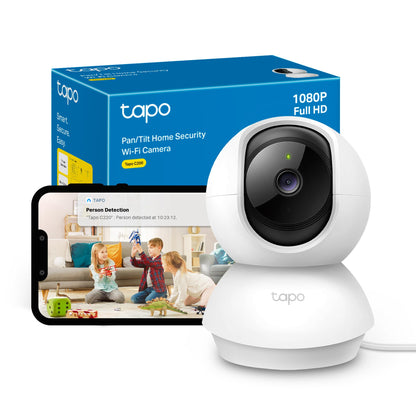 Tapo C200 - Network Surveillance Camera - Pan / Tilt - Colour (Day&Night) - 1920 X 1080 - 1080P - Fixed Focal - Audio -