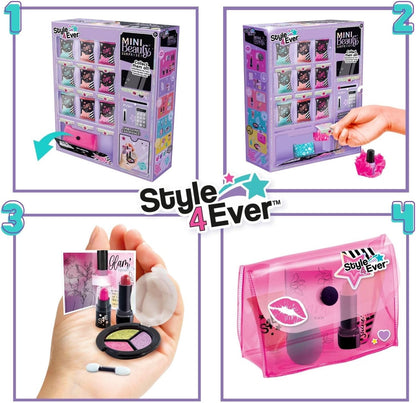 Style 4 Ever Mini Beauty Surprise Dispenser – Mystery Unboxing Toy for Kids Aged 8+ – Mix and Match Makeup and Accessories for Creative Beauty Fun and Collectible Surprises