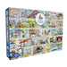Gibsons British and Brilliant 1000 Piece Jigsaw Puzzle for Adults – UK Landmarks Alphabet Puzzle by Val Goldfinch – Colourful British Artwork – Premium Sustainable Puzzle Made in the UK/EU