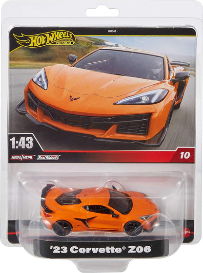 Hot Wheels - 1:43 scale vehicle, officially licensed replicas for adult collectors, real tires Riders, metal body and chassis