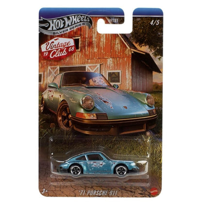 Hot Wheels 1:64 Scale Die-Cast Porsche 911 Collectible Toy Car with Exclusive Wheels, Barn Finds