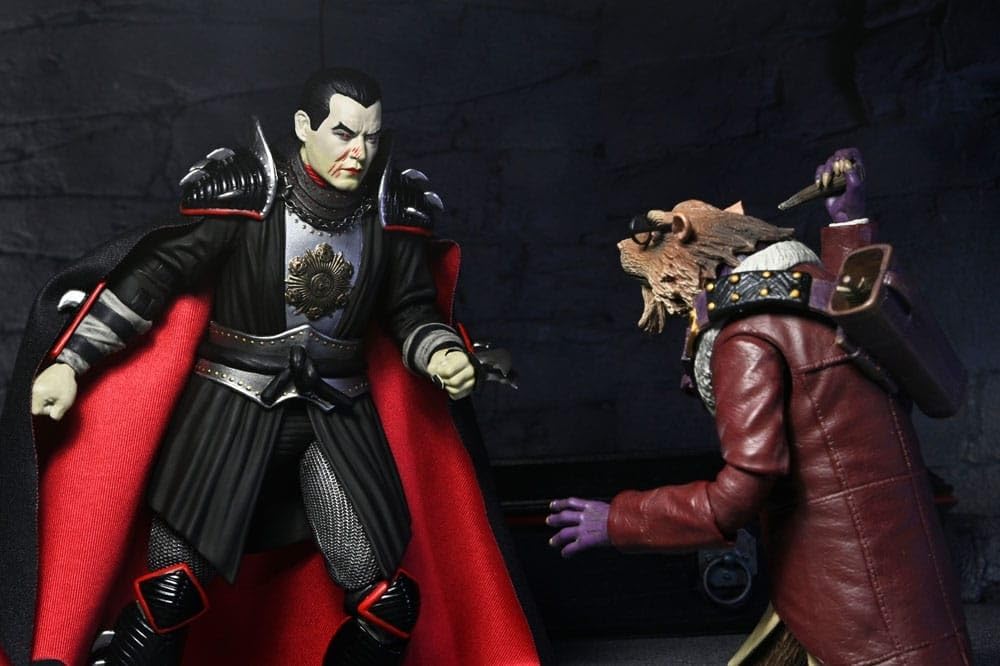 Shredder as Dracula Classic Colors Scale Action Figura 18 cm TMNT x Universal Monsters