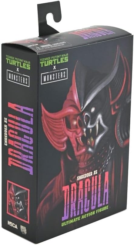 Shredder as Dracula Classic Colors Scale Action Figura 18 cm TMNT x Universal Monsters