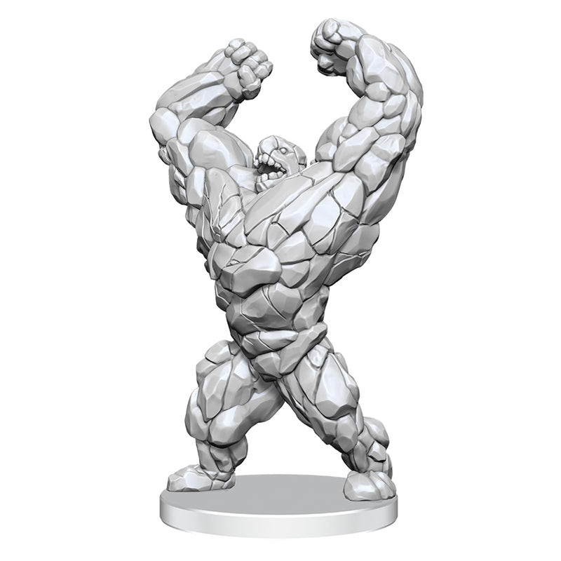 Pathfinder Battles Deep Cuts: Living Landslide & Living Wildfire | Figurine miniature non peinte