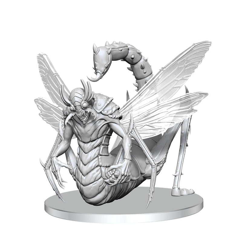 WizKids Pathfinder Battles Deep Cuts: Derakni (Heuschreckendämon) | unlackierte Miniaturfigur