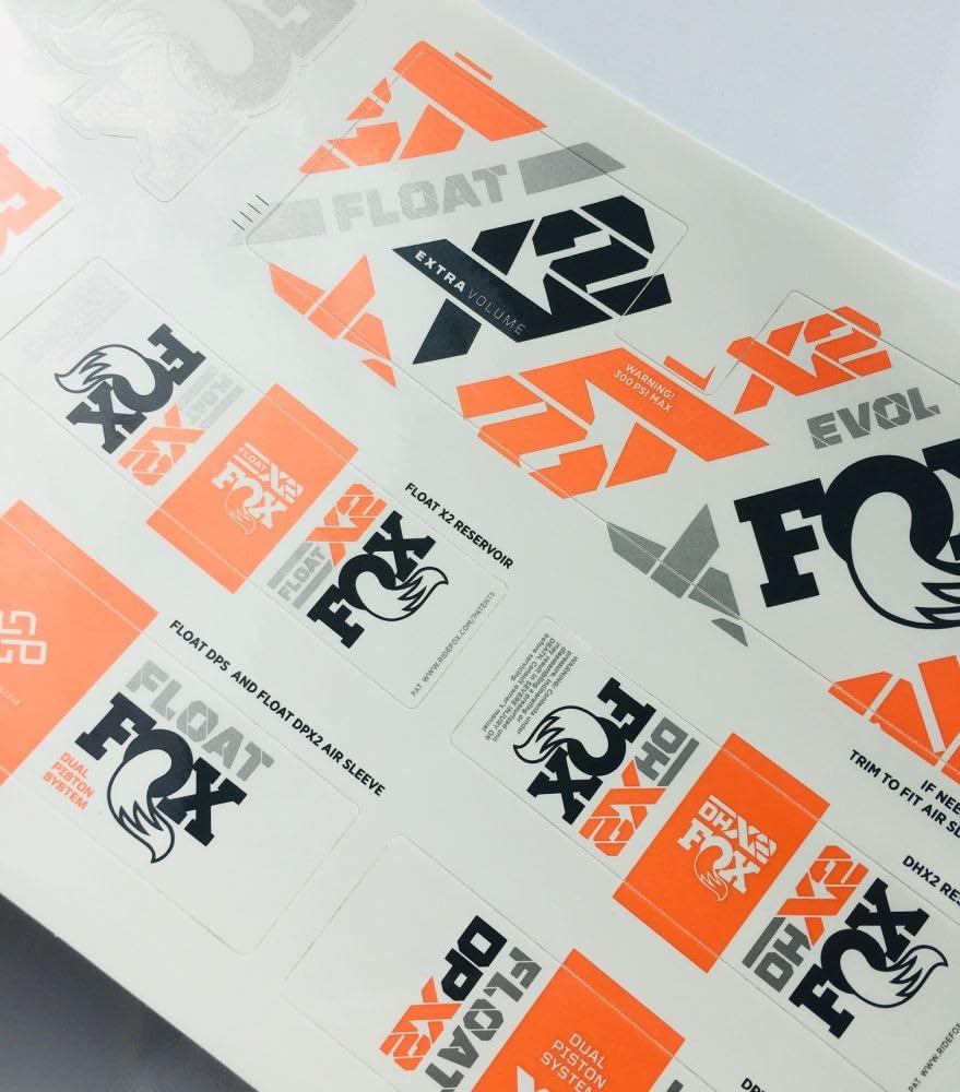 Fox Decal 2021 AM, 40, Factory, Battleship Grey, Shock Decal Sheet - 821973401959