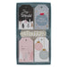 Christian Art Gifts Inspirational Scripture Christmas Paper Gift Tag Set: Multicolor Pink/Blue Pastels, Festive Holiday Trees, Stars, Ornaments, Cute Easy-Tie White/Gold Colored String, Pack of 16