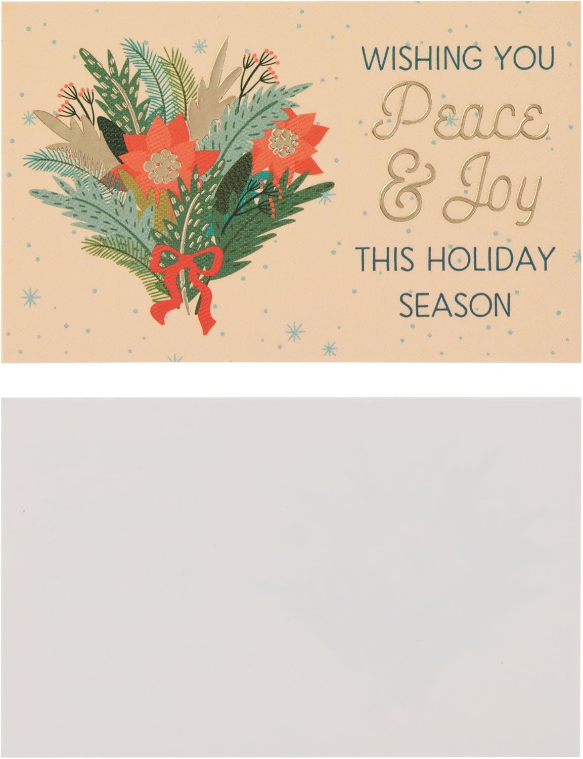 Christian Art Gifts Christmas Blessings Pass Around Boxed Cards Set for Men, Women, & Children, Many Holiday Greetings & Reminders for Presents, Tags, Notes, Multicolor Red & Green, Pack of 24