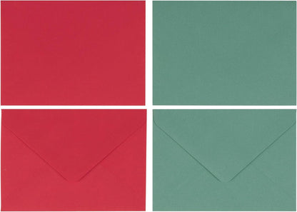 With Love Boxed Festive Holiday Greeting Note Card & Envelope Set for Family, Coworkers, Christmas Parties, Season's Greetings - Assorted Inspirational Holiday Designs, 12 Blank Cards & Envelopes