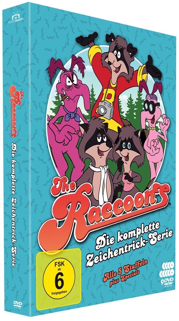DIE RACCOONS - DIE RACCOONS - DIE KOMPLETTE ZEICHENTRICKSERIE