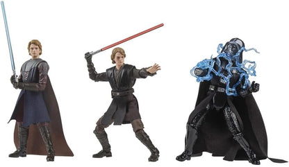 Hasbro Star Wars Vintage Collection The Journey of Anakin Skywalker, Star Wars 3.75" Premium Collectible Action Figure 3-Pack G1282 Authentic