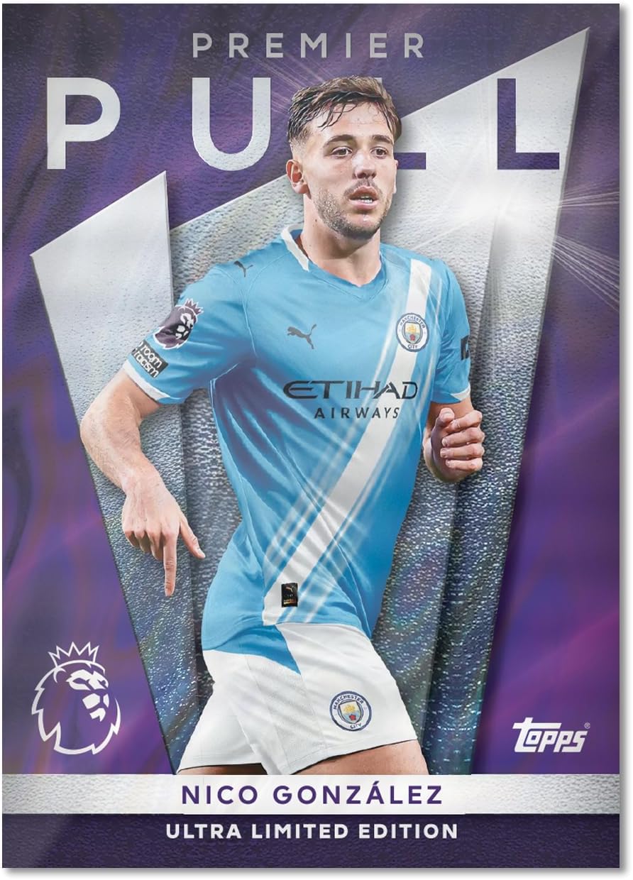Topps Premier League 2026 - Debut Edition - Mega Tin (Big Game Baller). Contains 40 cards plus 3 Big Game Baller LE cards.
