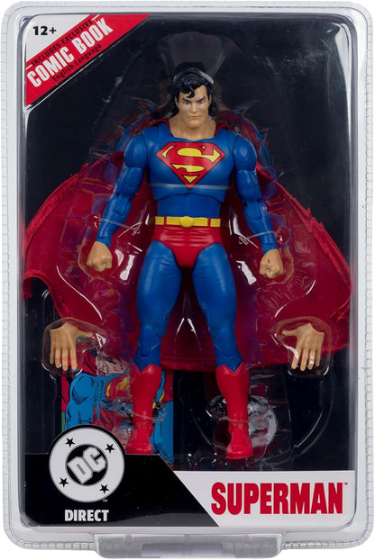 McFarlane DC Direct Page Punchers Superman (Zero Hour) - Action figure da 17,8 cm con giocattoli a fumetti
