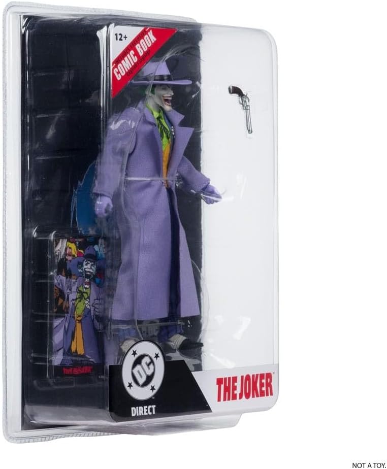 McFarlane DC Direct Page Punchers The Joker (Crisis on Infinite Earths) Action Figure da 17,8 cm con giocattoli a fumetti
