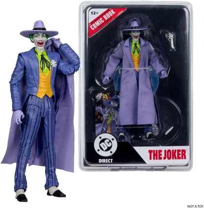 McFarlane DC Direct Page Punchers The Joker (Crisis on Infinite Earths) Action Figure da 17,8 cm con giocattoli a fumetti