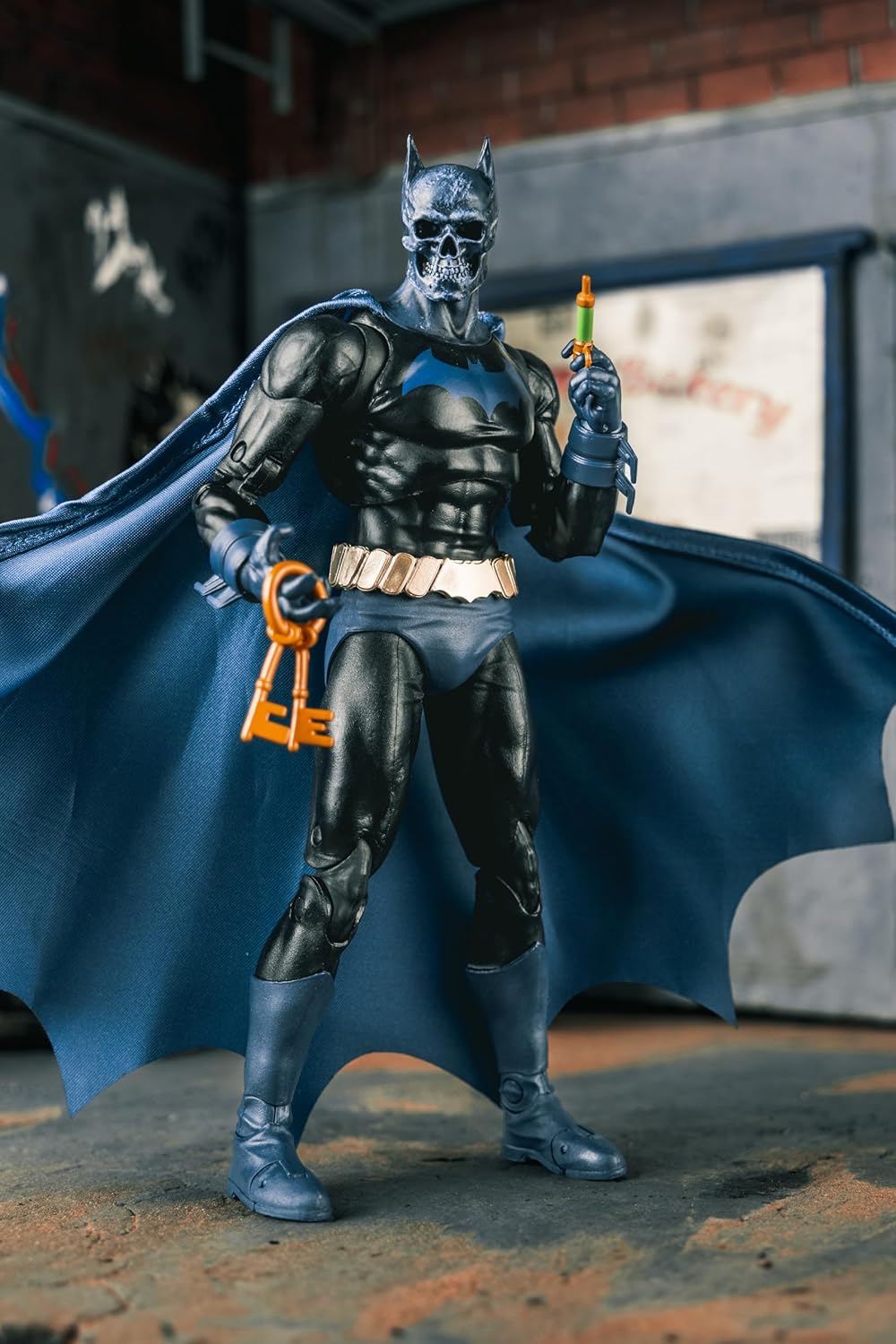 McFarlane DC Multiverse Black Mask as Batman (Beneath the Mask) 7in Action Figure Toys