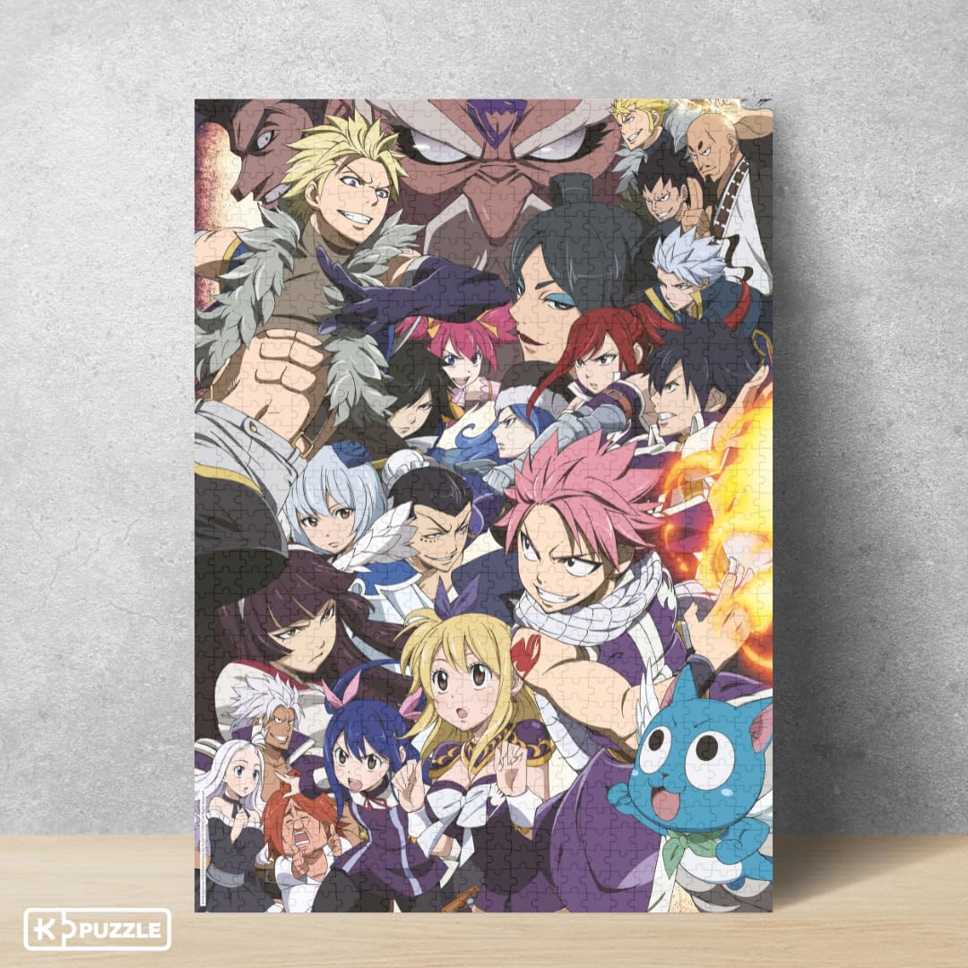 Plastoy Fairy Tail Puzzle mit 1.000 Teilen - Poster inklusive