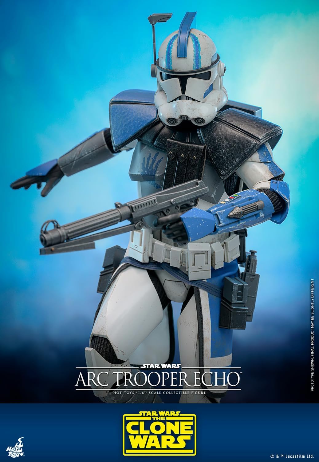 Star Wars: The Clone Wars Action Figure 1/6 Arc Trooper Echo 30 Cm