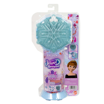 Disney Frozen Jewel Reveal Anna Fashion Doll w/ 8 Surprises Including Gem Box & 10 Accessories