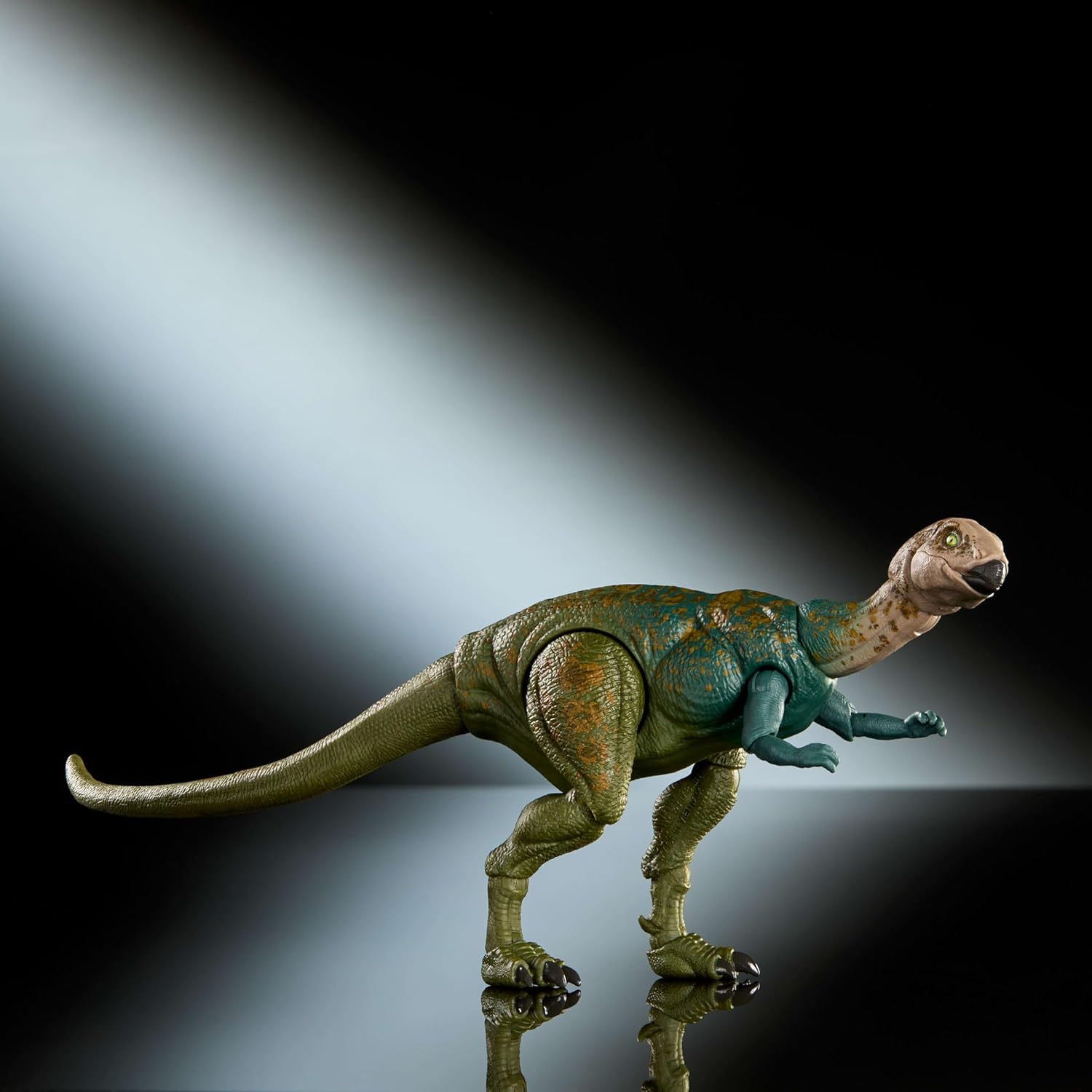 Mattel Jurassic World Hammond Collection Dinosaur Action Figure Dryosaurus, Premium Design with Realistic Eyes, 17 Articulated Joints & Swappable Jaw, JKM92
