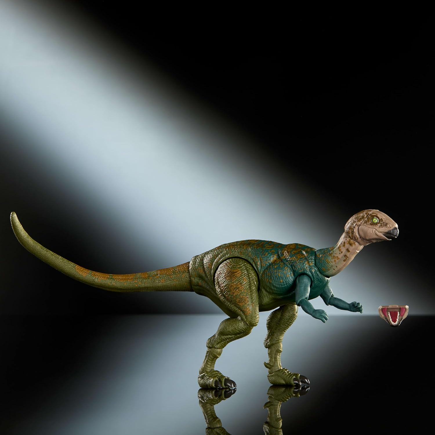 Mattel Jurassic World Hammond Collection Dinosaur Action Figure Dryosaurus, Premium Design with Realistic Eyes, 17 Articulated Joints & Swappable Jaw, JKM92