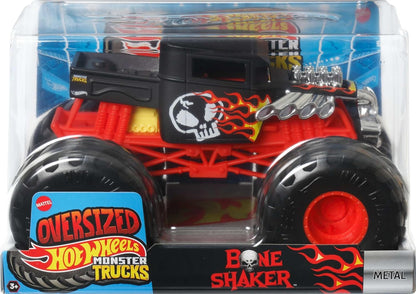 Hot Wheels Monster Trucks, oversized monstertruck, schaal 1:24 gegoten met gigantische wielen en coole designs