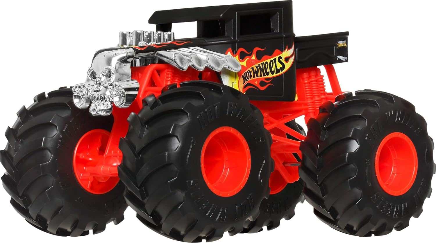 Hot Wheels Monster Trucks, oversized monstertruck, schaal 1:24 gegoten met gigantische wielen en coole designs