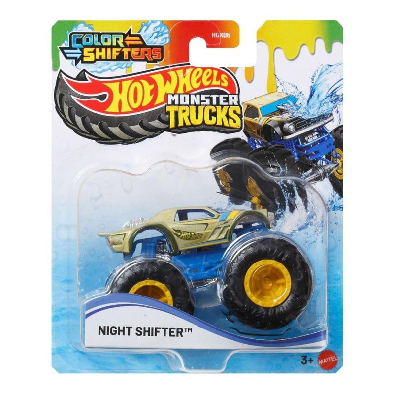 Hot Wheels Monster Trucks Night Shifter 1:64 Scale Toy Vehicle for Ages 3+