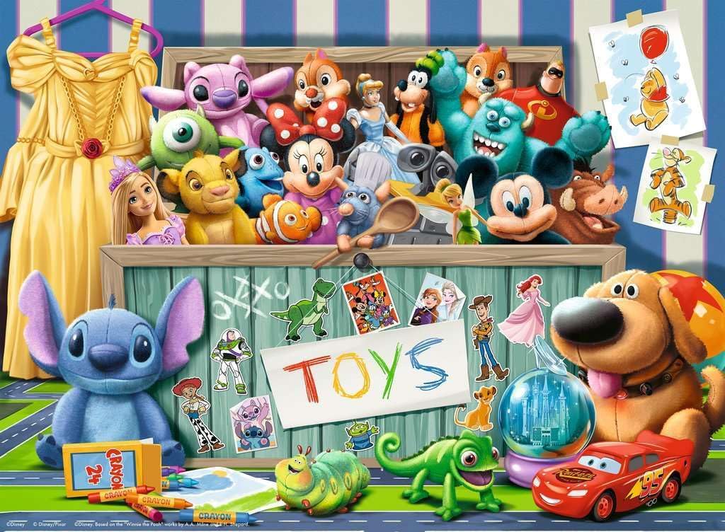 * Pixar Multicharacter 100Pc Xxl