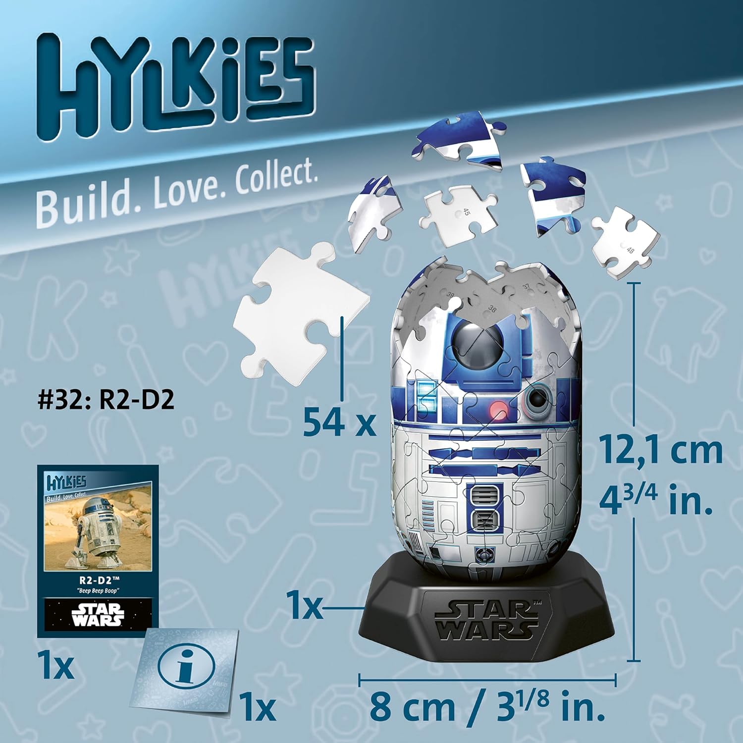 Hylkies Star Wars R2-D2 Sammelfigur: Build. Love. Collect.