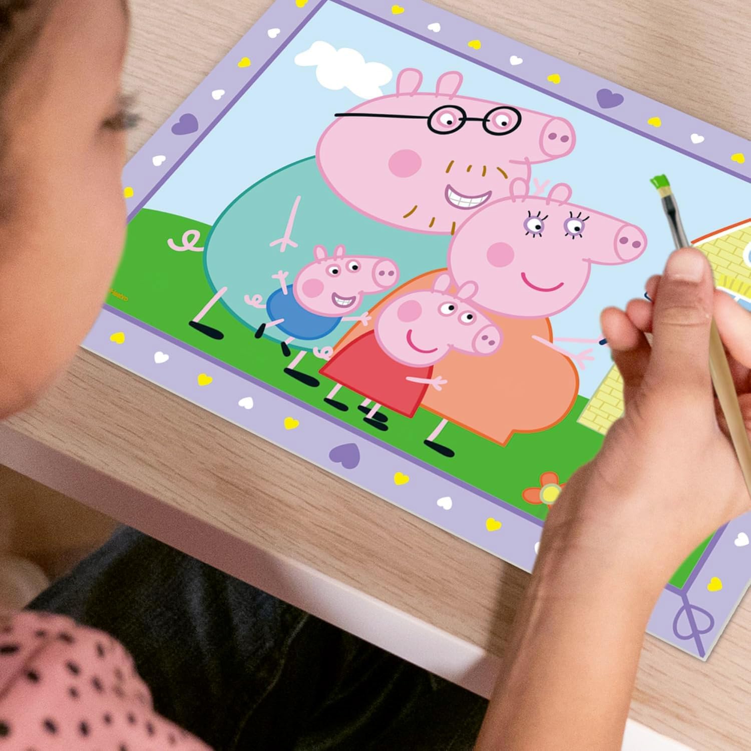 Ravensburger - CreArt Junior Series: Peppa Pig, Paint by Numbers, Painting Kit Children, Educational Game, Gift Idea for Boys and Girls 5+ Years, 2 Boards 32 x 22 cm