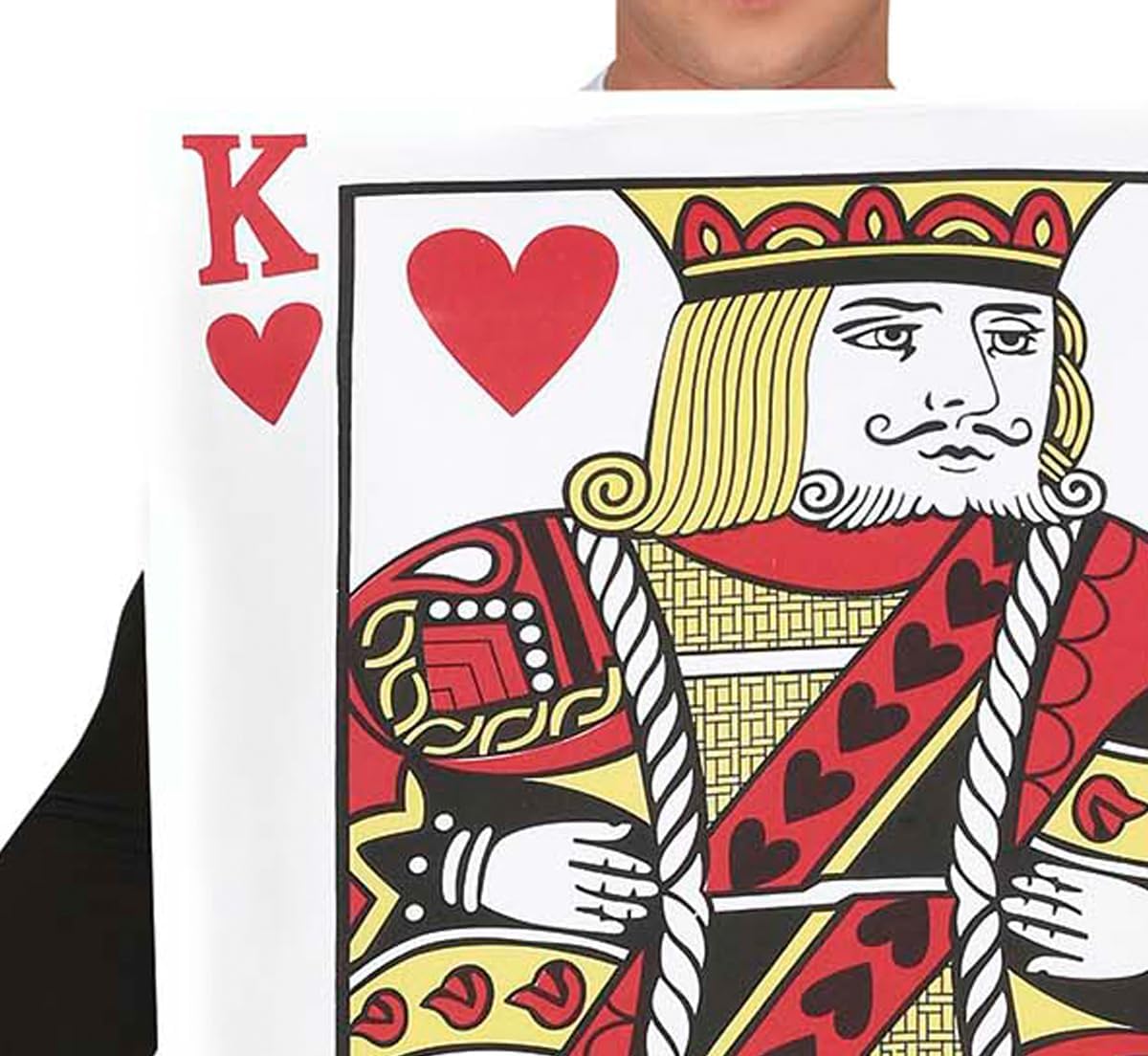 King Of Hearts Card Adult Size L 52-54