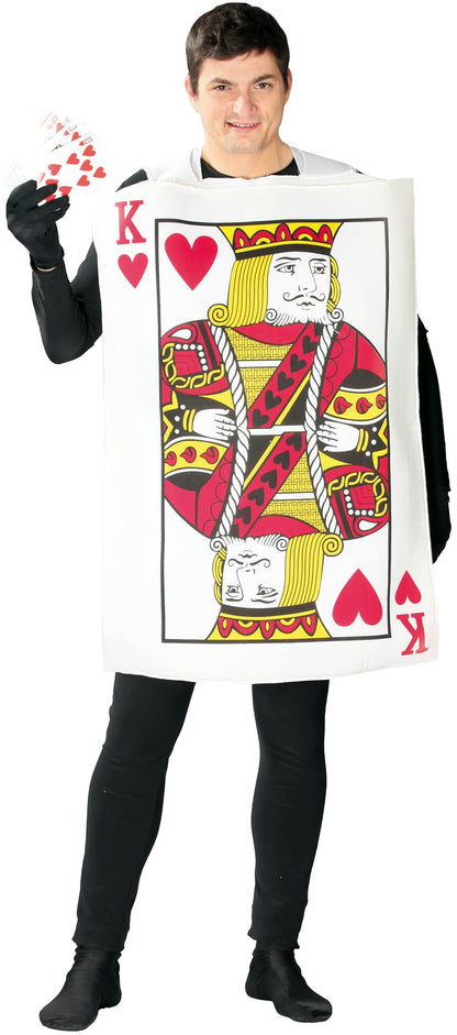 King Of Hearts Card Adult Size L 52-54