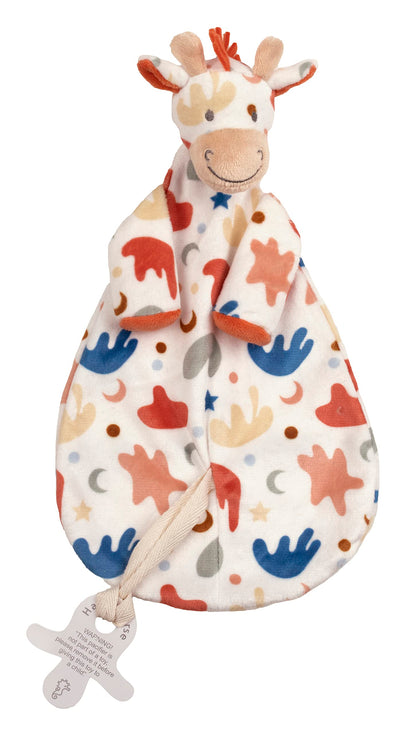 HAPPY HORSE – Giraffe Gilles – Knuffeldoekje – 24 cm – Multi colour – Baby cadeau