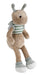 Ant Aron - Knuffel - 28 cm - Bruin/Groen - Baby knuffel