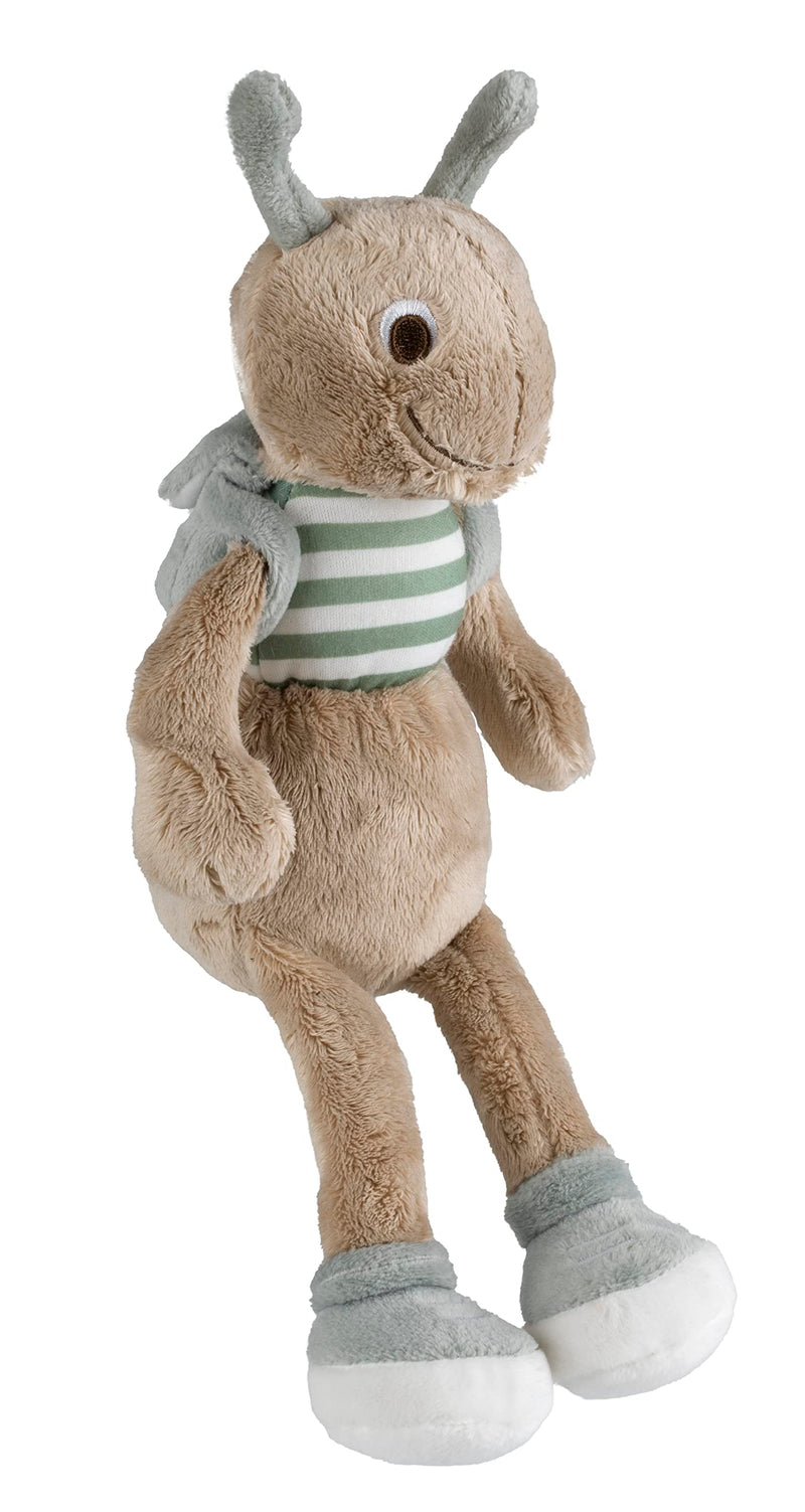 Ant Aron - Knuffel - 28 cm - Bruin/Groen - Baby knuffel