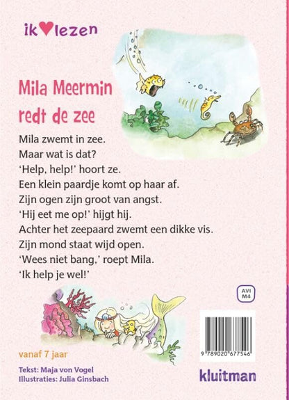 Uitgeverij Kluitman - Mila Meermin Redt De Zee AVI M4