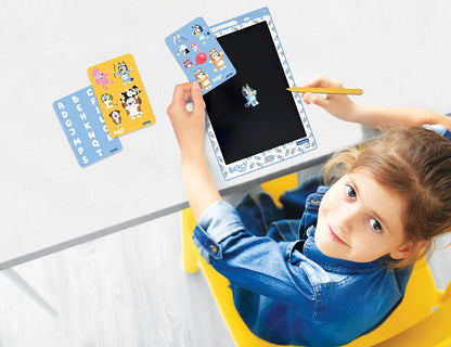 Lexibook - Bluey 11’’ Multicolor Learning Drawing E-Ink Tablet With Stencils (Crt10By)