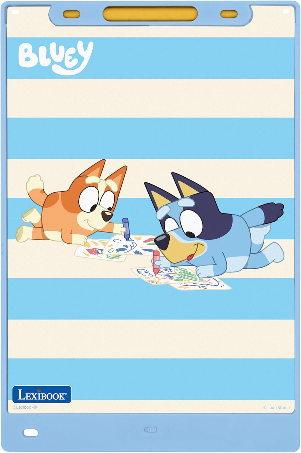 Lexibook - Bluey 11’’ Multicolor Learning Drawing E-Ink Tablet With Stencils (Crt10By)