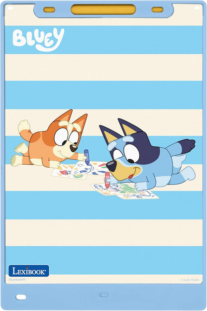 Lexibook - Bluey 11’’ Multicolor Learning Drawing E-Ink Tablet With Stencils (Crt10By)