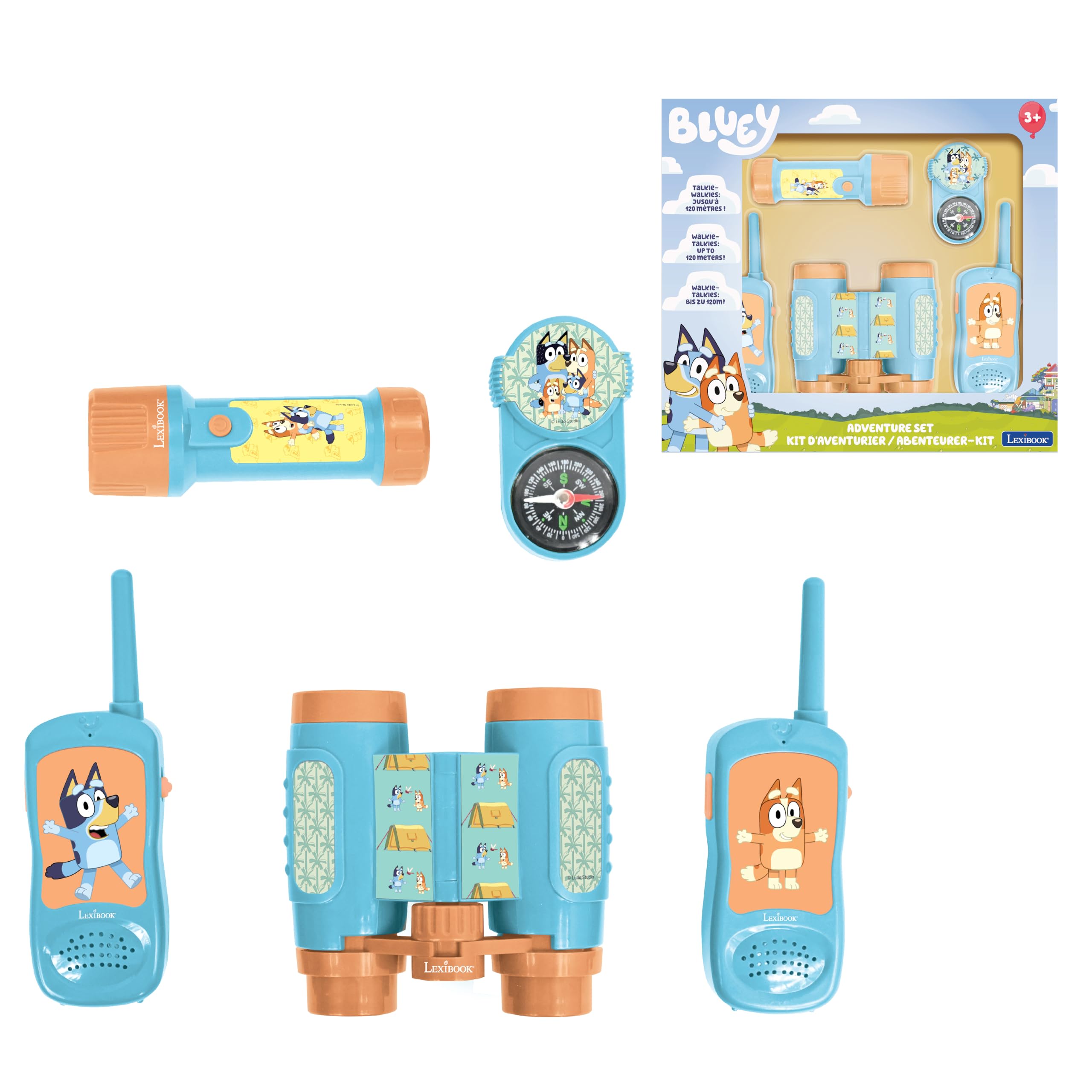 Lexibook - Bluey Adventure Set With Walkie Talkies (Rptw12By)