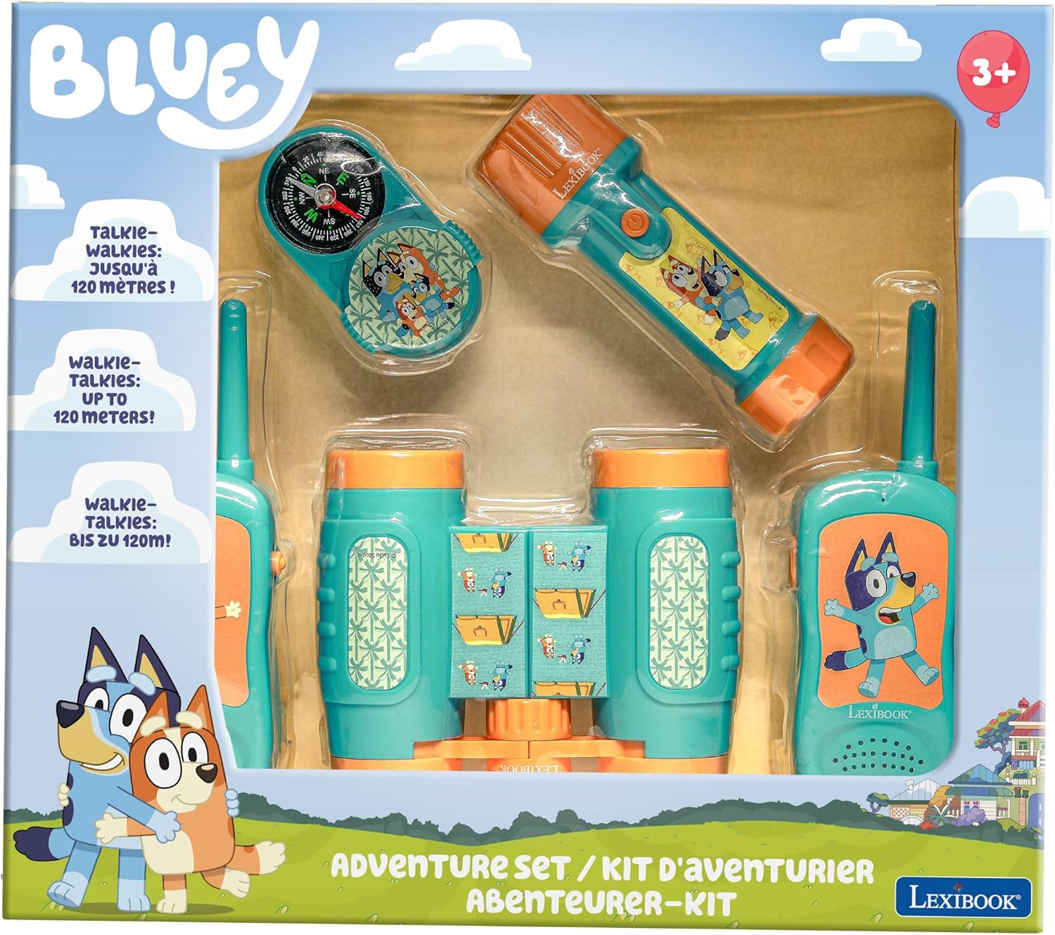 Lexibook - Bluey Adventure Set With Walkie Talkies (Rptw12By)