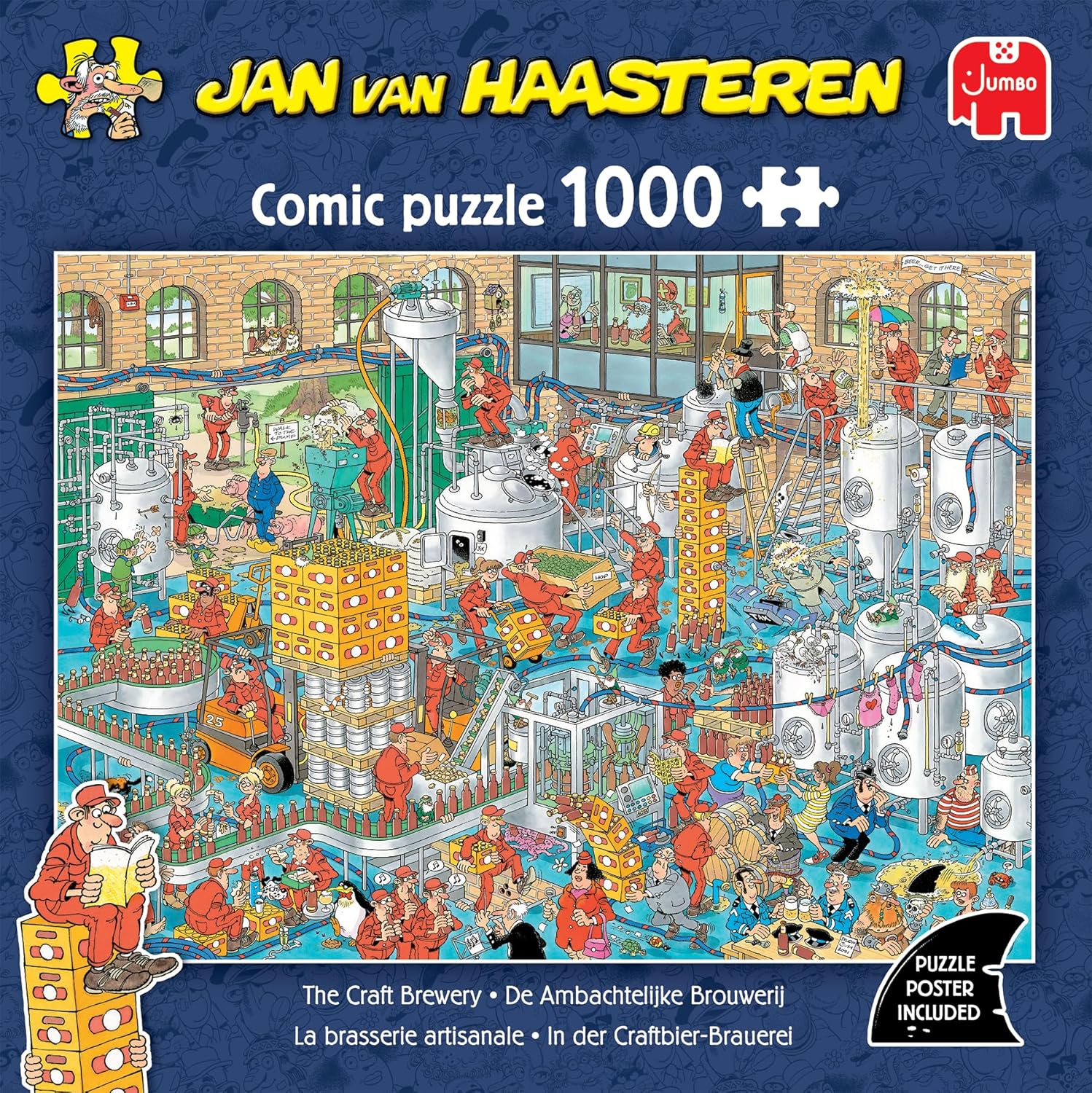 Jan van Haasteren - De Ambachtelijke Brouwerij (1000 stukjes