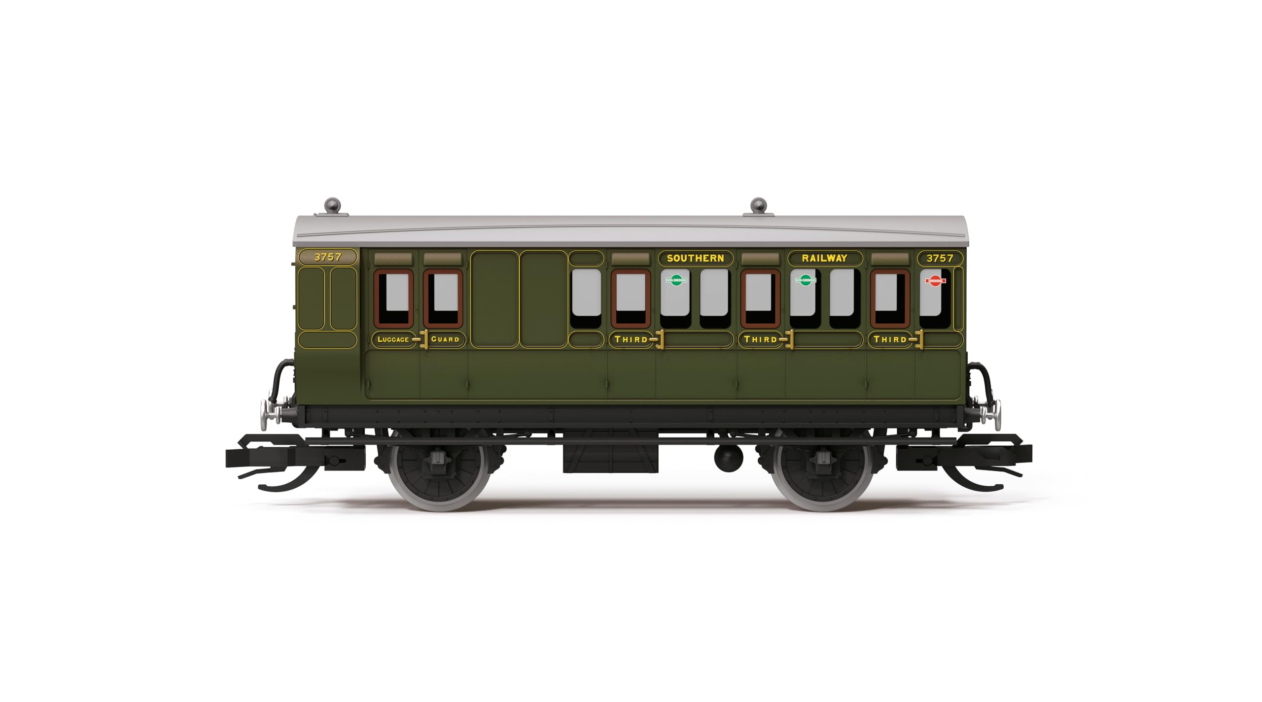 Hornby TT TT4053 SR 4 Wheel Coach 3rd Class Brake