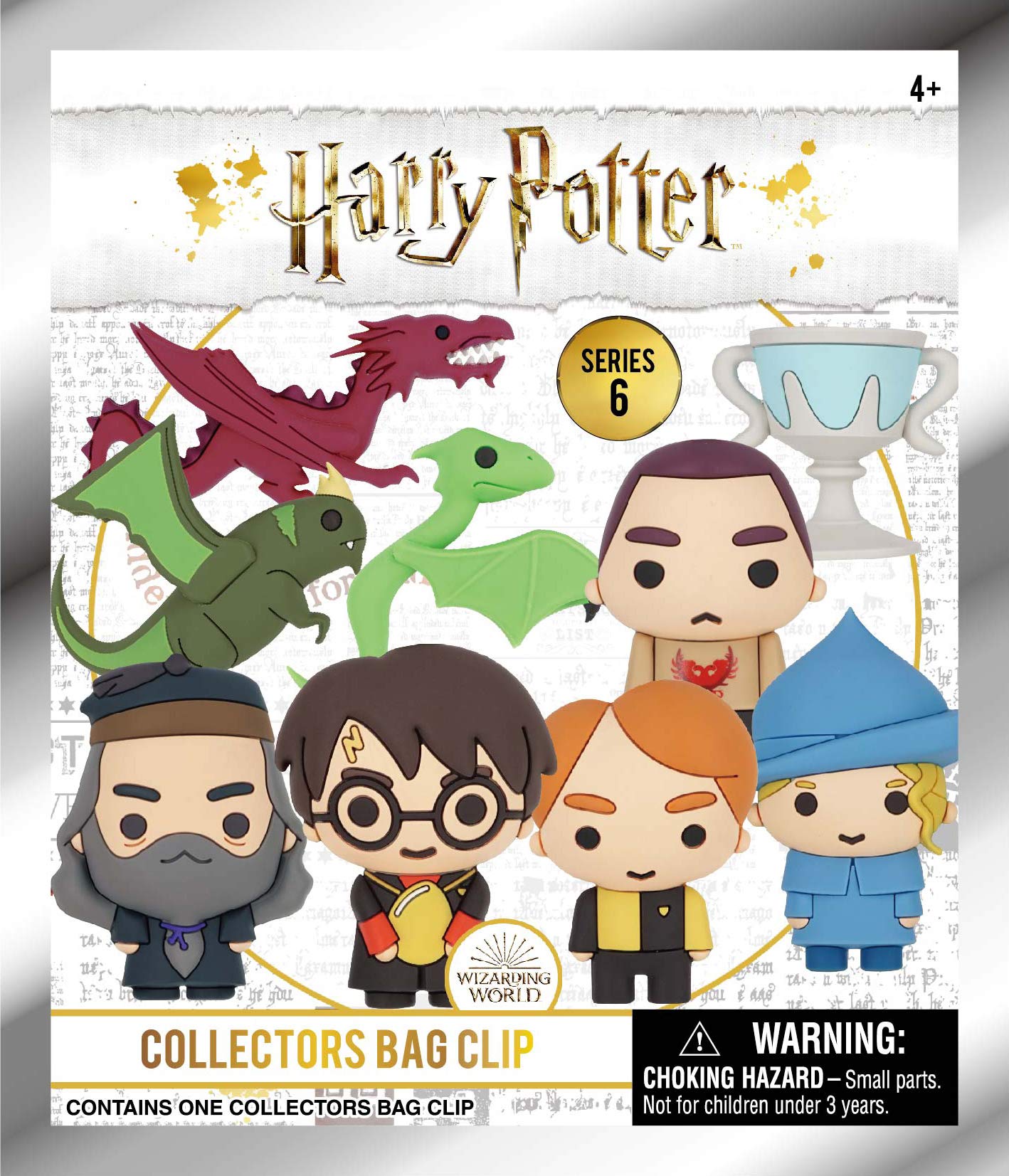 Harry Potter Series 6 Blind Bagged 3D Foam Figural Bag Clip | 1 Random