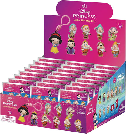 Disney Snow White Classic Series 66 3D Foam Bag Clip 24pc Blind Bag PDQ