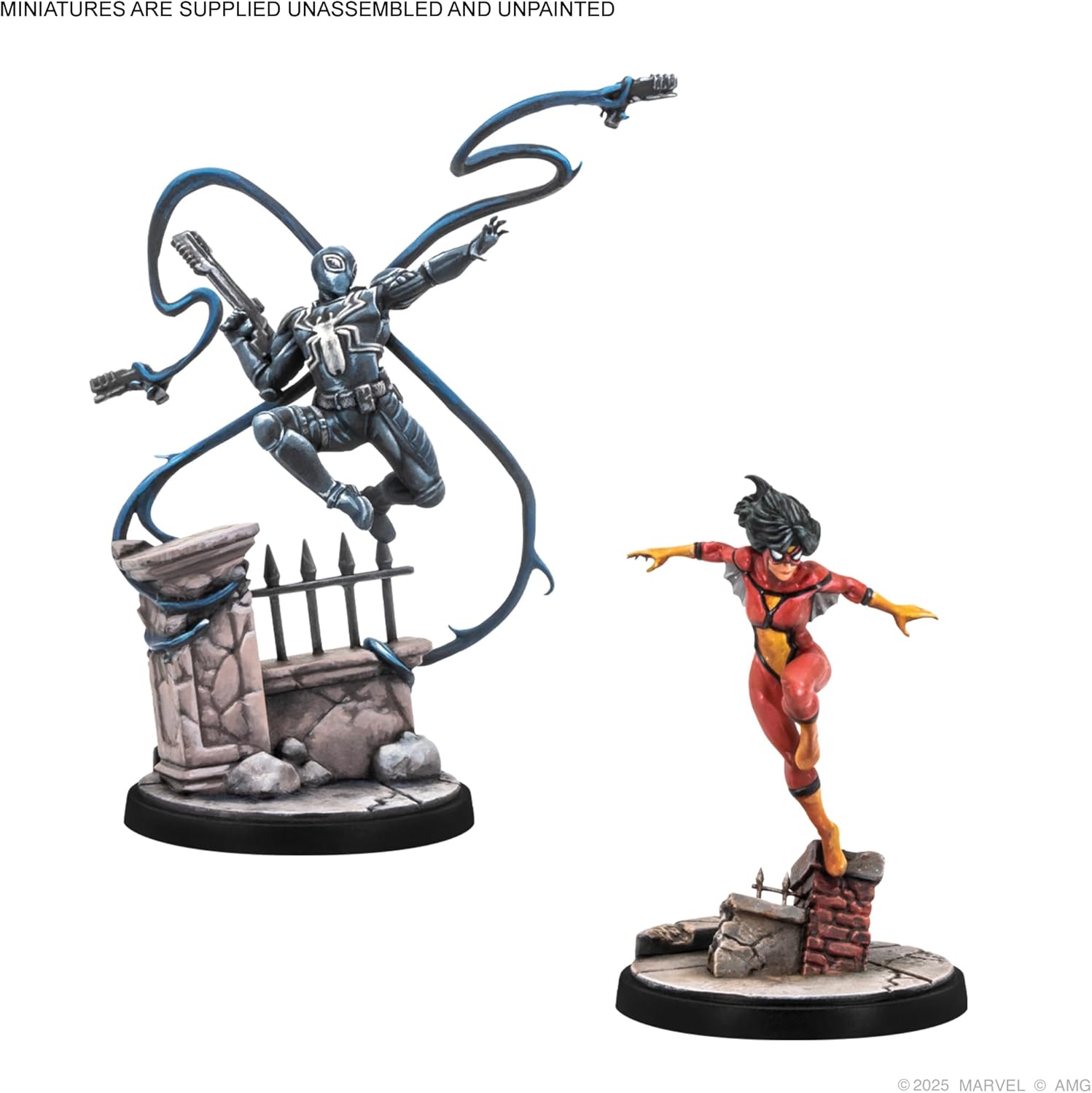 Asmodee, Marvel: Crisis Protocol - Web-Swinging Heroes, Affiliation Pack, Atomic Mass Games, Tabletop, 2 Players, from Age 14+, 90-120 Minutes, English, French and Spanish