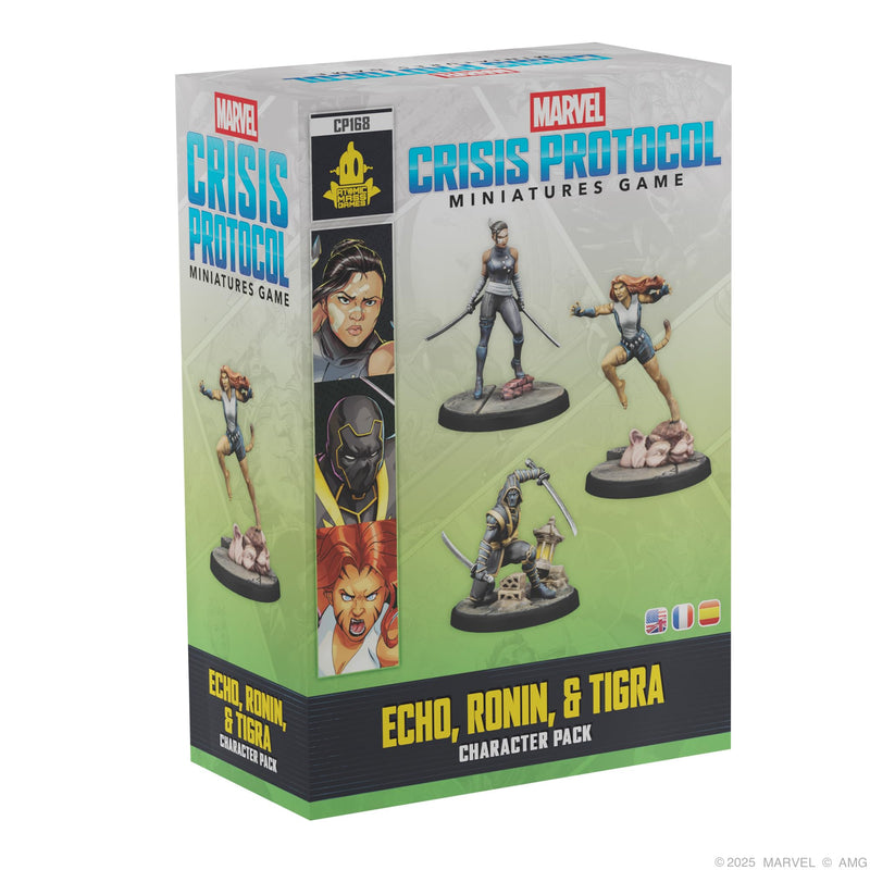 Asmodee | Marvel: Crisis Protocol - Echo, Ronin & Tigra | Board Game Expansion | Ages 14+ | 2 Players | 45+ Minutes Playing Time