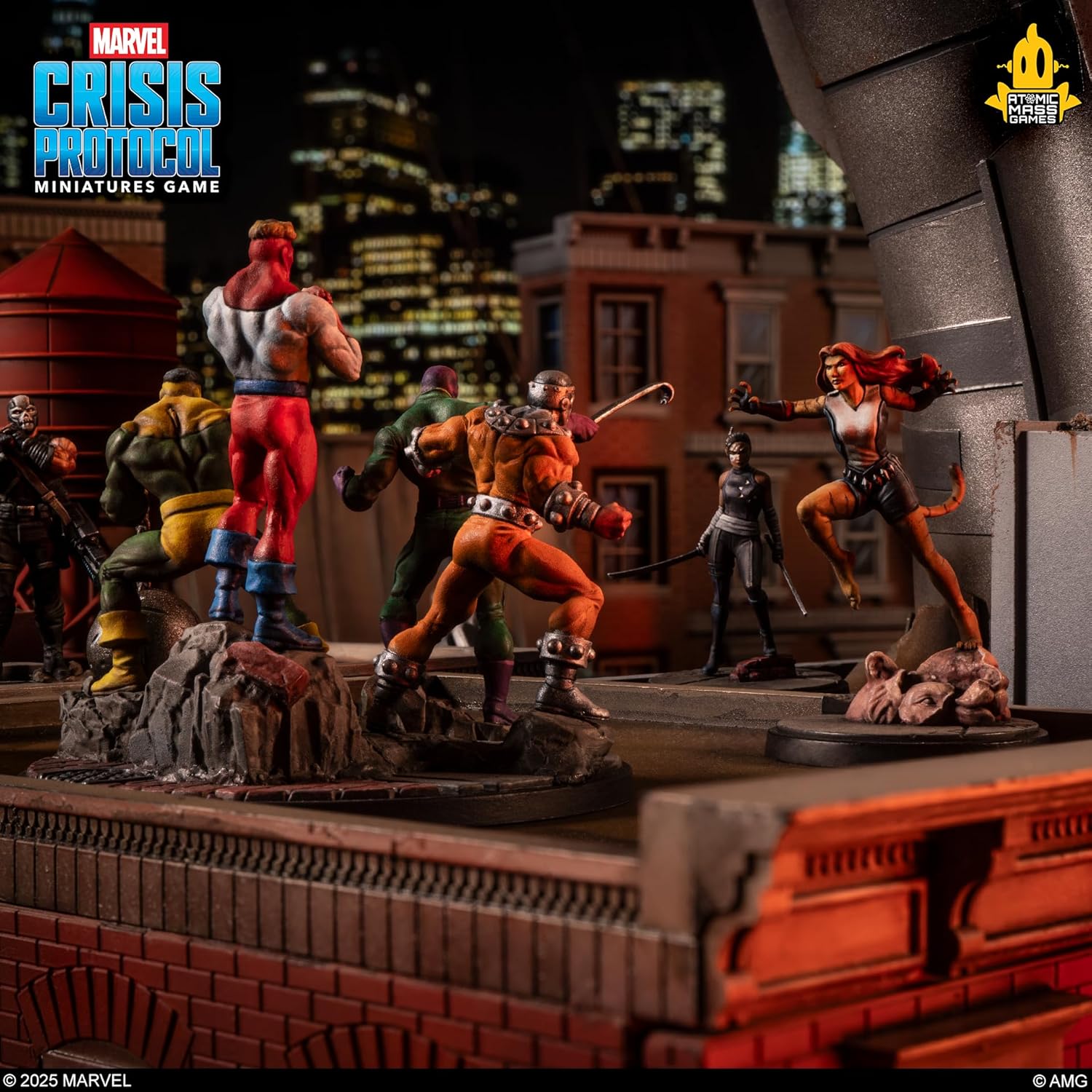 Asmodee | Marvel: Crisis Protocol - Echo, Ronin & Tigra | Board Game Expansion | Ages 14+ | 2 Players | 45+ Minutes Playing Time