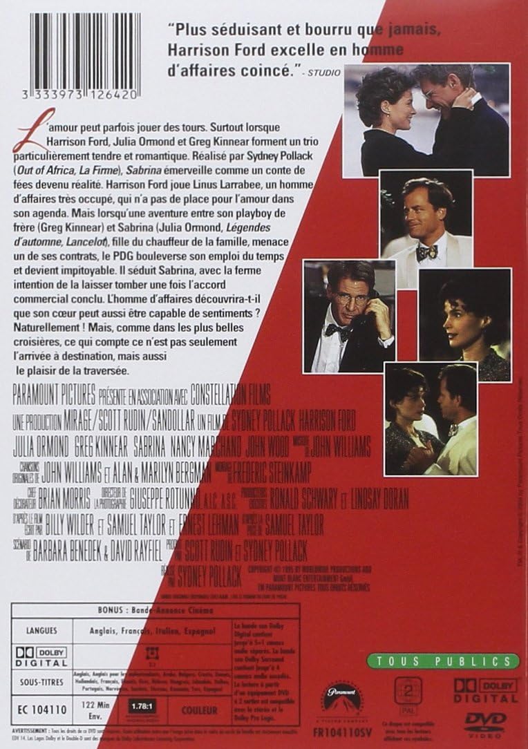 Sabrina (`95) (Fr Dvd) - [Dutch Import]
